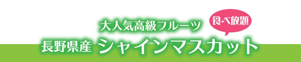 大人気高級フルーツ 長野県産 シャインマスカット