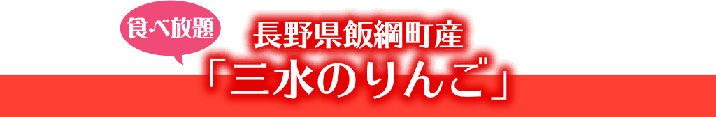 長野県飯綱町産「三水のりんご」