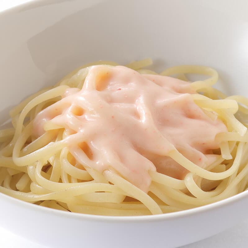 明太風クリームソースパスタ