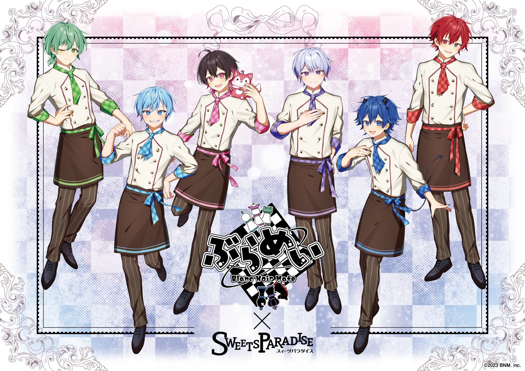 6人組超世代歌い手グループ『ぶらめい』×SWEETS PARADISE コラボ開催 
