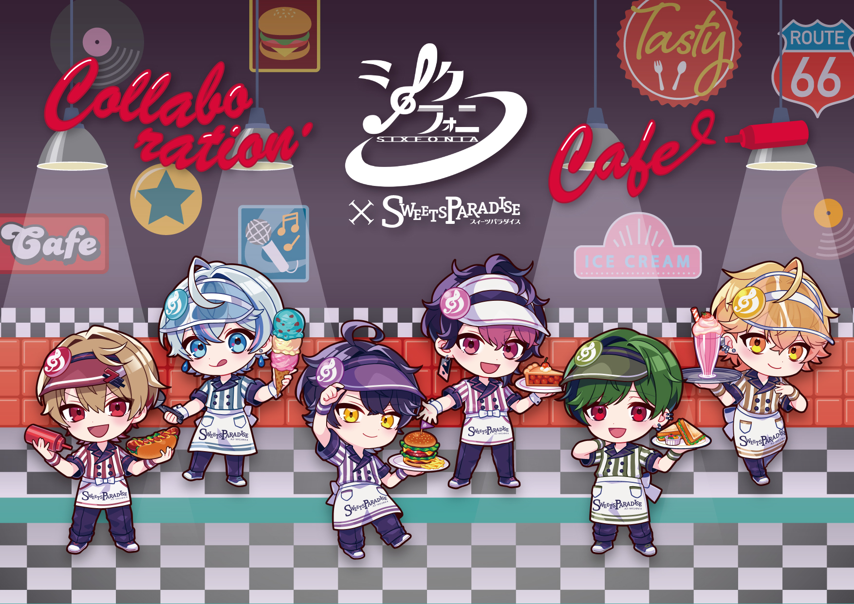 シクフォニ」× SWEETS PARADISE コラボ第2弾 開催決定！ | 公式  