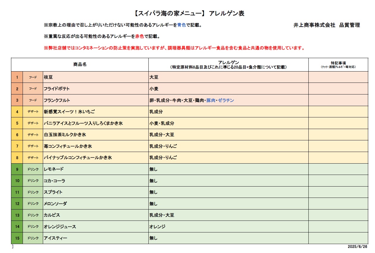 今年は海の家でも開催！！第五人格7周年を記念したコラボカフェ海の家 
